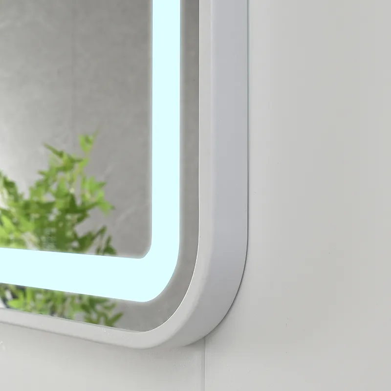 SIMEX MIRROR AVERY MSN0824-LED-1025 SILVER IRON FRAME 24W LED WITH FRAME HORIZONTAL